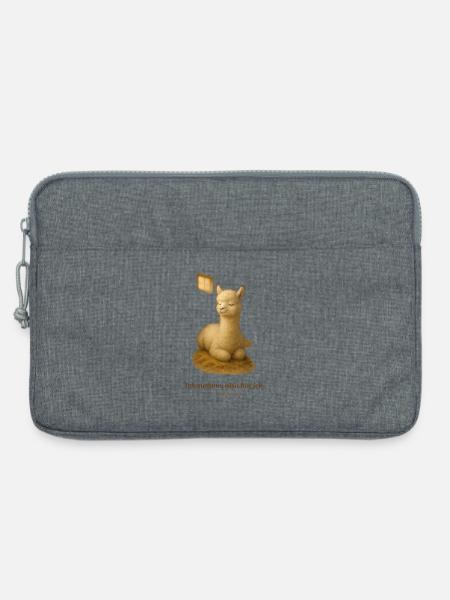 ich-summe-also-bin-ich - Laptoptasche 13" - Grau meliert
