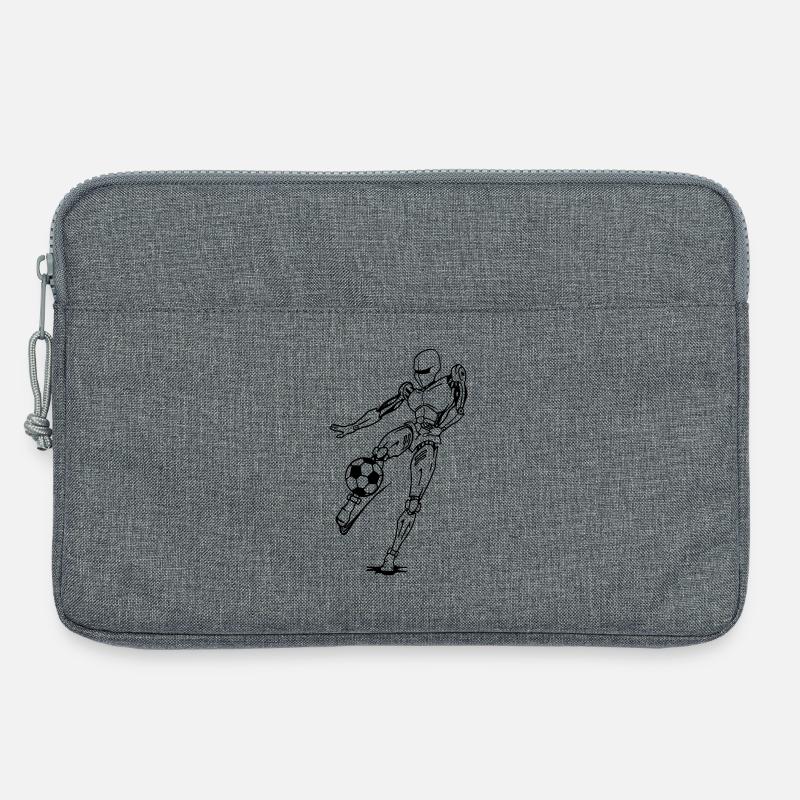 Kick it! - Laptoptasche 13" - Grau meliert
