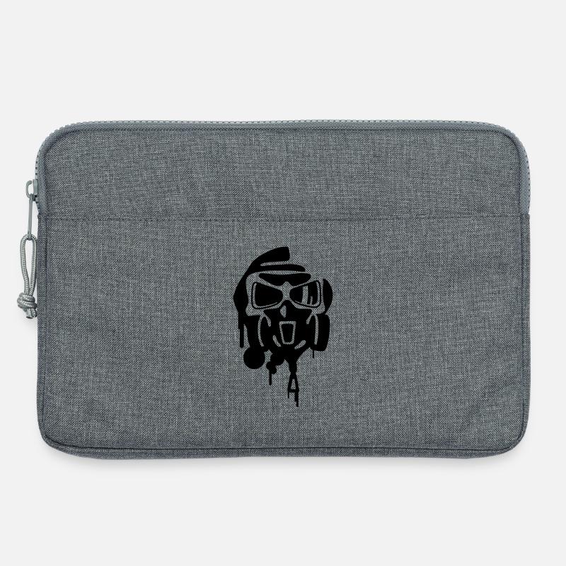 graffiti - Laptop bag 13" - heather grey