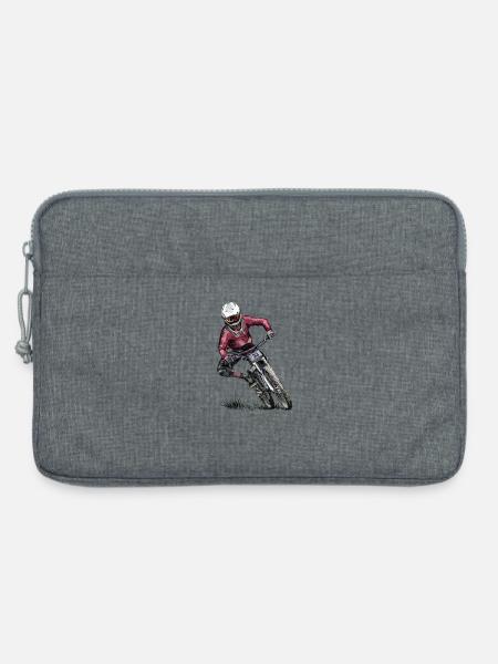 Mountainbike - Laptoptasche 13" - Grau meliert