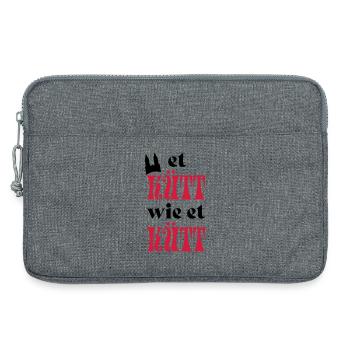 Karneval - Laptoptasche 13" - Grau meliert - Vorne