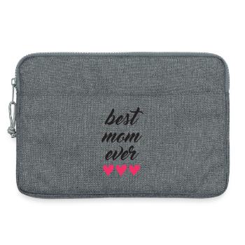 Beste Mutter aller Zeiten - Laptoptasche 13" - Grau meliert - Vorne