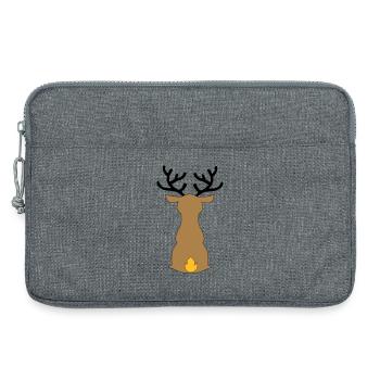 Lustige Geschenke zu Weihnachten - Laptoptasche 13" - Grau meliert - Vorne