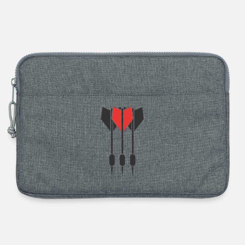 Dartpfeile - Laptoptasche 13" - Grau meliert
