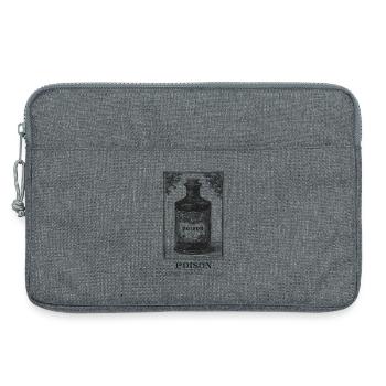 Étiquette de bouteille de poison vintage - Sacoche pour ordinateur portable 13 pouces - gris chiné - Devant