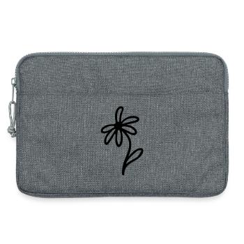 Minimaliste - Sacoche pour ordinateur portable 13 pouces - gris chiné - Devant