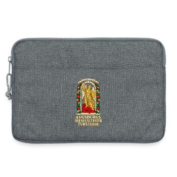 Turamichele Augsburgs Türsteher - Laptoptasche 13" - Grau meliert - Vorne