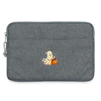 klassischer Geist - Laptoptasche 13" - Grau meliert - Vorne