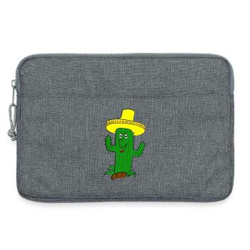 cactus - Sacoche pour ordinateur portable 13 pouces - gris chiné - Devant
