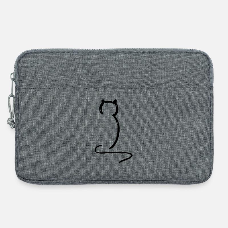 Cat - Laptop bag 13" - heather grey