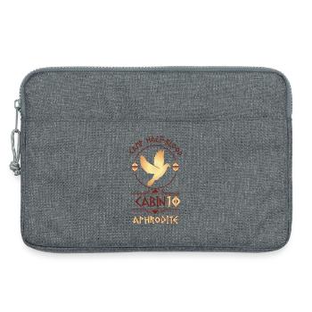 Cabin #10 in Camp Half Blood, Child of Aphrodite - Laptop bag 13" - heather grey - Front