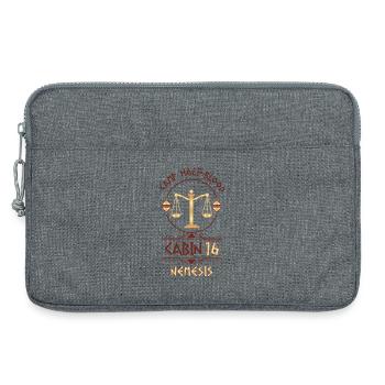 Cabin #16 in Camp Half Blood, Child of Nemesis - Laptop bag 13" - heather grey - Front