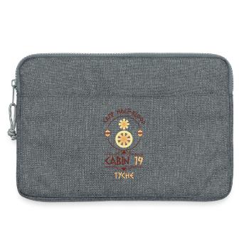 Cabin #19 in Camp Half Blood, Child of Tyche - Laptop bag 13" - heather grey - Front
