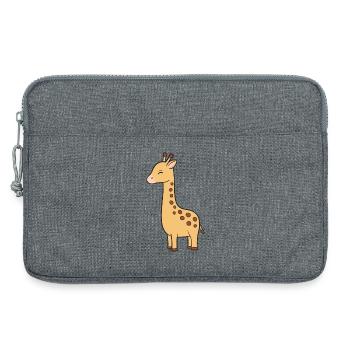 Giraffe - Laptoptasche 13" - Grau meliert - Vorne