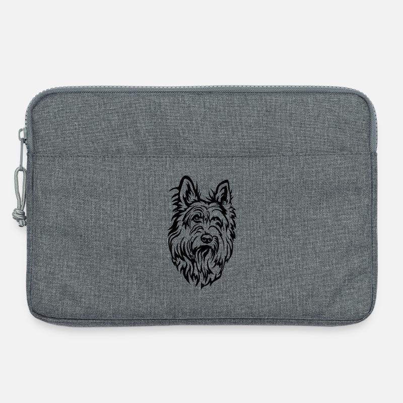 Picard Kopf - Laptoptasche 13" - Grau meliert