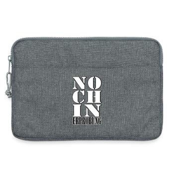 noch in Erprobung Probe Test Versuch - Laptoptasche 13" - Grau meliert - Vorne