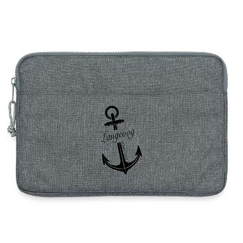 Langeoog - Laptoptasche 13" - Grau meliert - Vorne