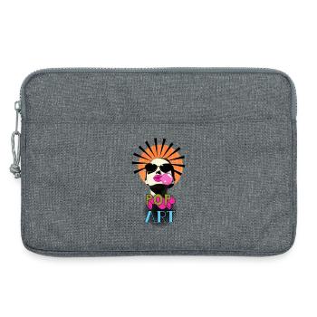 Pop Art Woman - Laptop bag 13" - heather grey - Front