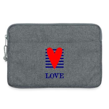 HAPPY BIRTHDAY. HAPPY BIRTHDAY. ANNIVERSARY. - Laptop bag 13" - heather grey - Front