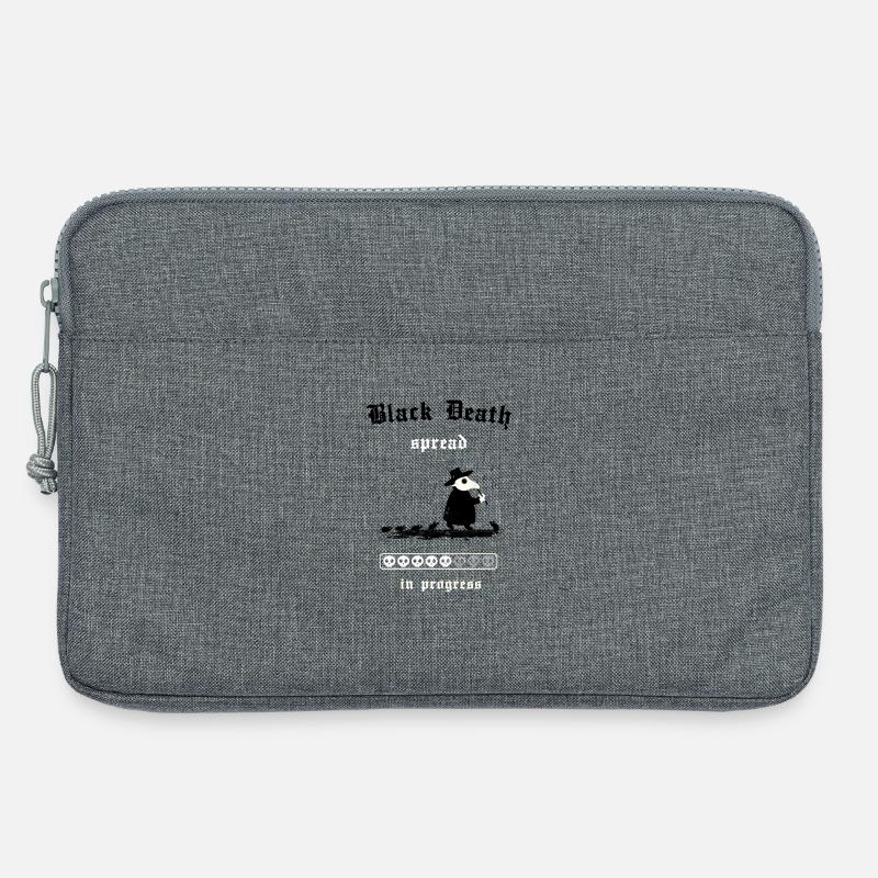 Black Death - spread in progress - Laptoptasche 13" - Grau meliert