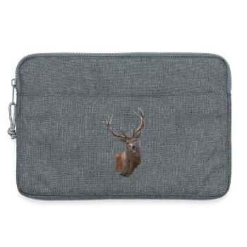 Hirsch - Laptoptasche 13" - Grau meliert - Vorne