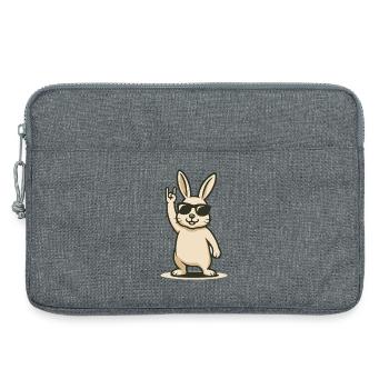 Rock’n’Hoppel - Sacoche pour ordinateur portable 13 pouces - gris chiné - Devant