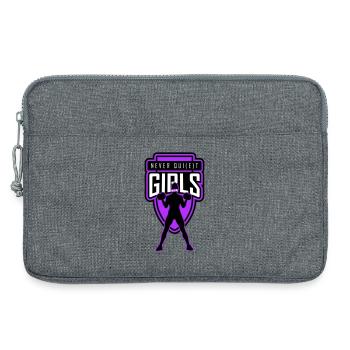 never_quiet_girls_united - Laptop bag 13" - heather grey - Front