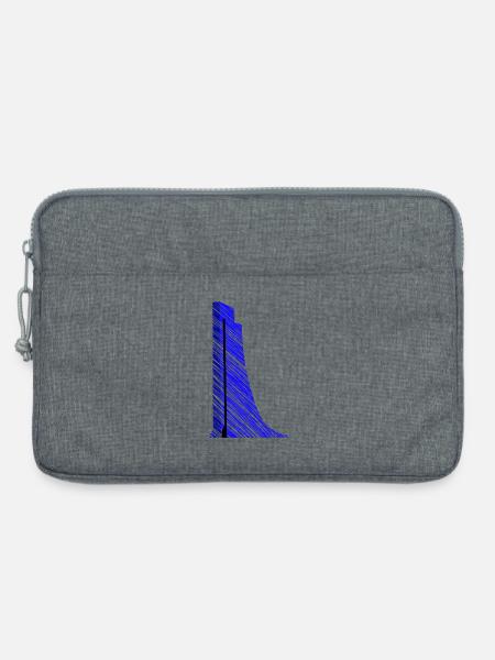 Laboe Modern Art Skyline - Laptoptasche 13" - Grau meliert