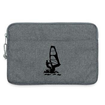 Windsurfing - Laptop bag 13" - heather grey - Front