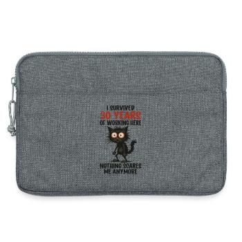 30 Year Company Anniversary Service Anniversary Work - Laptop bag 13" - heather grey - Front