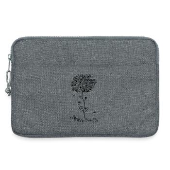 Miss Bobbel Bu - Les produits divins originaux - Sacoche pour ordinateur portable 13 pouces - gris chiné - Devant