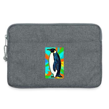 penguin - Laptop bag 13" - heather grey - Front