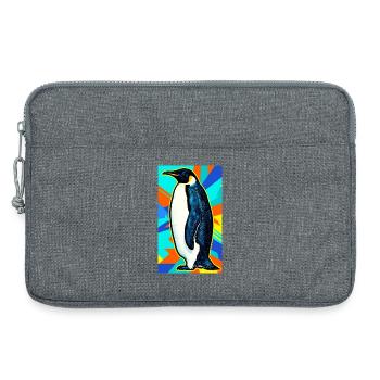 penguin - Laptop bag 13" - heather grey - Front