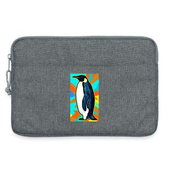 penguin - Laptop bag 13" - heather grey - Front
