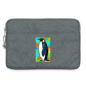 penguin - Laptop bag 13" - heather grey - Front