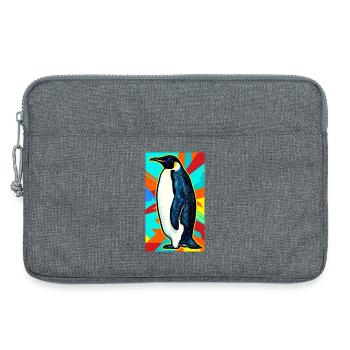 penguin - Laptop bag 13" - heather grey - Front