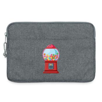 Machine à boules de chewing-gum - Sacoche pour ordinateur portable 13 pouces - gris chiné - Devant