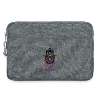Spirituality Spiritually Protected Sacred Geometry - Laptop bag 13" - heather grey - Front