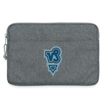 Zodiac Tribal Capricorn and Earth - Laptop bag 13" - heather grey - Front