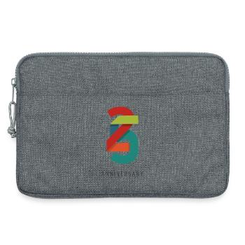 25 Years – Modern Anniversary Design - Laptop bag 13" - heather grey - Front