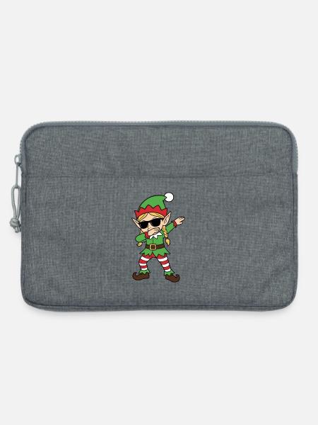 Elf Dab Christmas Chic - Laptoptasche 13" - Grau meliert