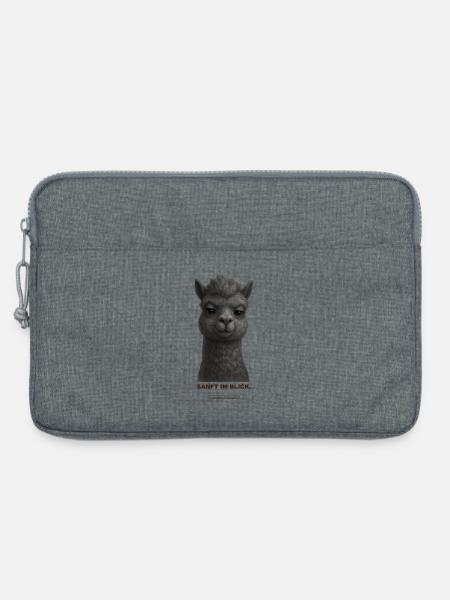 sanft-im-blick - Laptoptasche 13" - Grau meliert