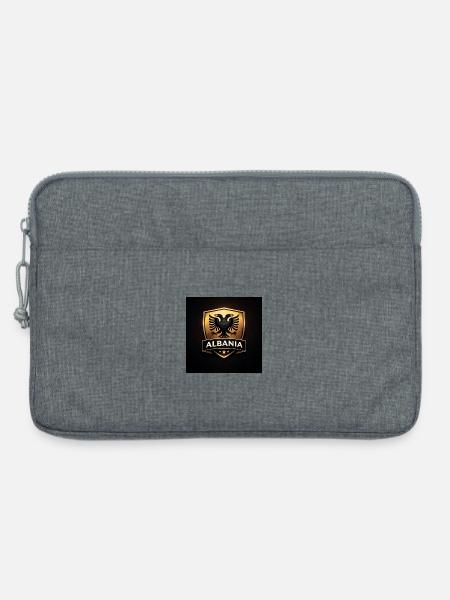Albania Eagle Crest Shield - Laptop bag 13" - heather grey