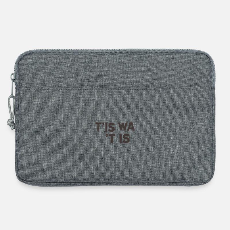 It's what it is - Laptop bag 13" - heather grey