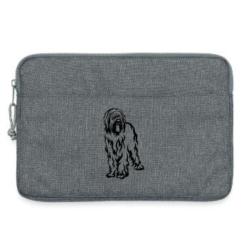 Briard - Laptop bag 13" - heather grey - Front