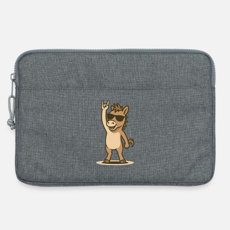 Rock’n’Ritt Fohlen - Laptoptasche 13" - Grau meliert