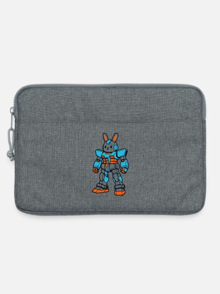 Rabbit Mecha - Laptoptasche 13" - Grau meliert