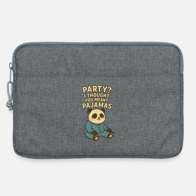 Partei? Ich dachte, du meintest einen Pyjama - Laptoptasche 13" - Grau meliert