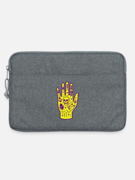 Okkult Hand Pop Art - Laptoptasche 13" - Grau meliert