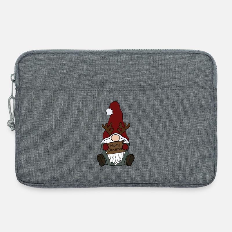 Wichtel  - Laptoptasche 13" - Grau meliert